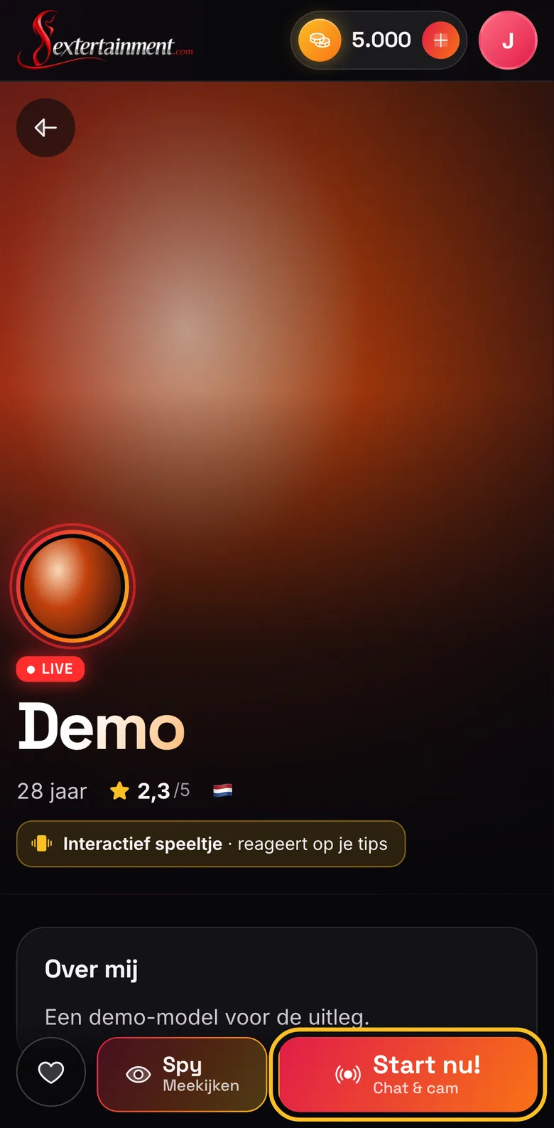 Lancez le chat, sur téléphone